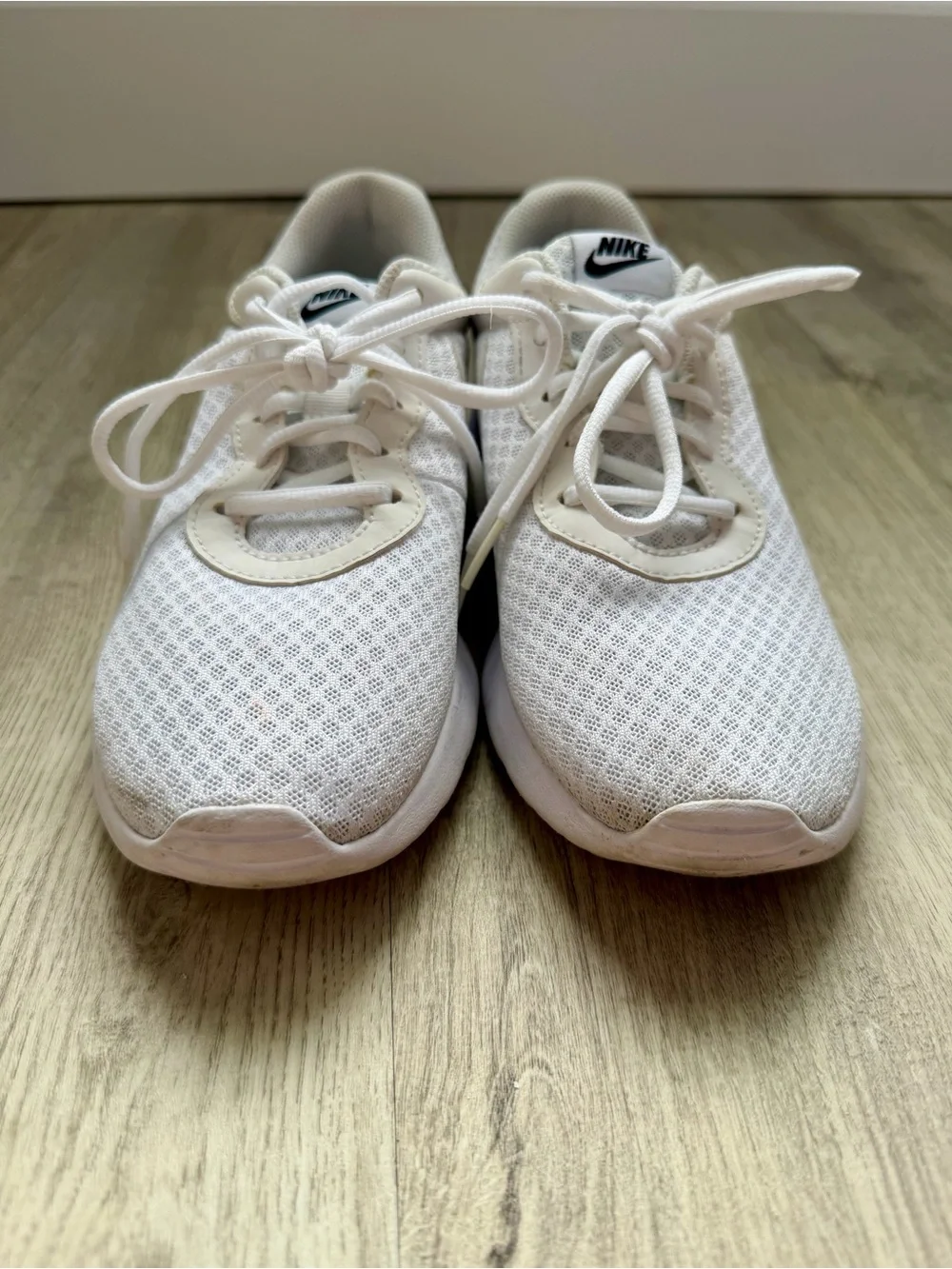 Nike - Women’s White Mesh Lace-Up Sneakers - size 7.5